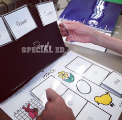 matching picture to picture and word to picture