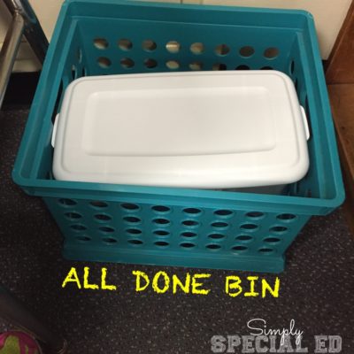 Simply Special Workbox System: How I Run my TEACCH Work Box Station!