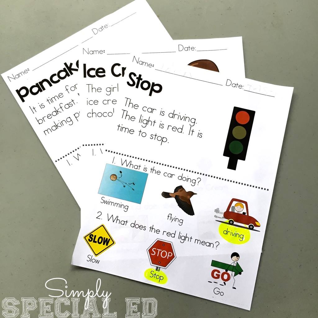 Picture comprehension for special education