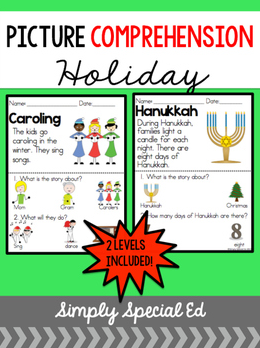 Picture Comprehension Holiday
