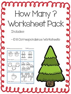 How Many? Worksheet Pack