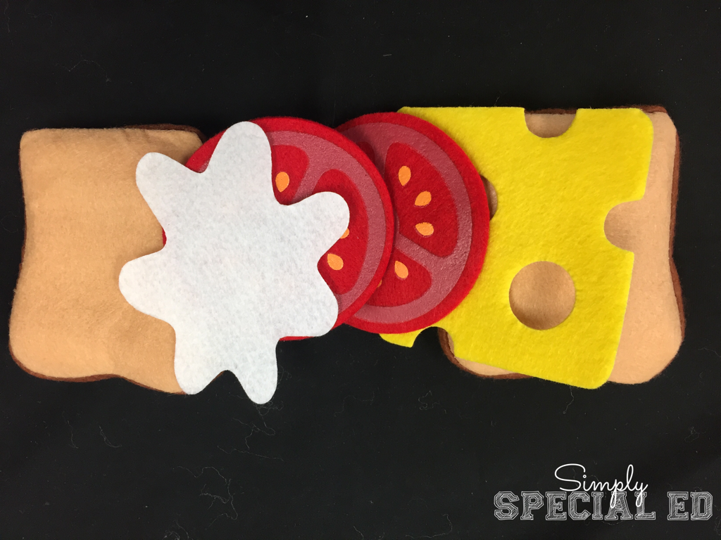 Let's Make a Sandwich life skills activity