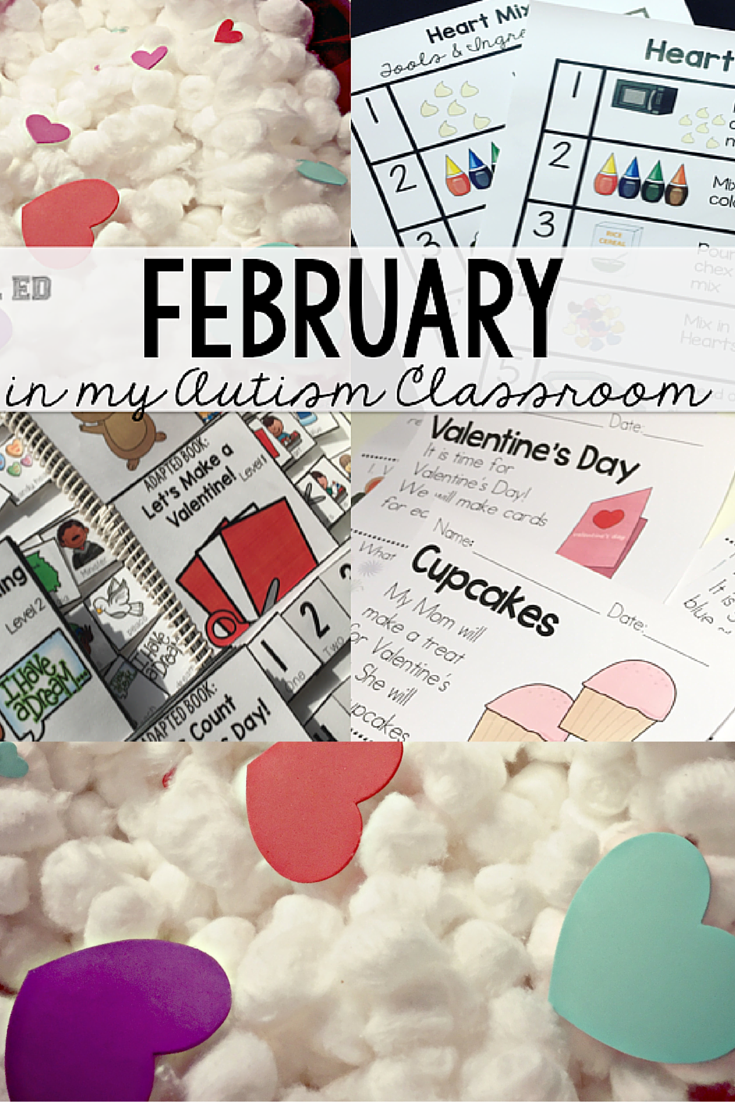 February in my Autism Classroom