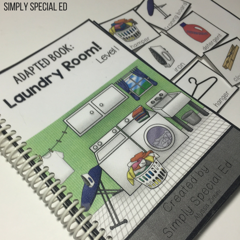 adapted book: laundry room! 