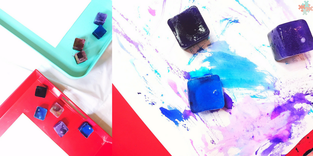 Ice painting! could do outside too! What fun for the last week of school!