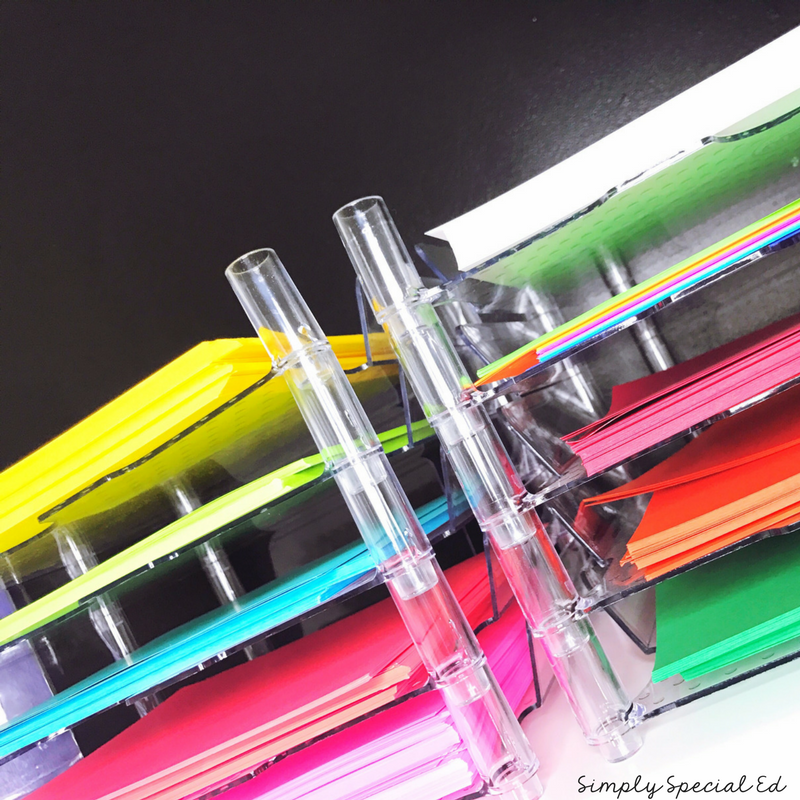 how to make schedule stips for autism classroom 
