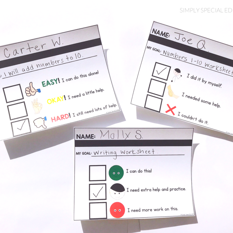 We Can Do Lots More For Students With >> Teaching Special Education Students To Self Assess Simply Special Ed We Can Do Lots More For Students With >> Teaching Special Education Students To Self Assess Simply Special Ed