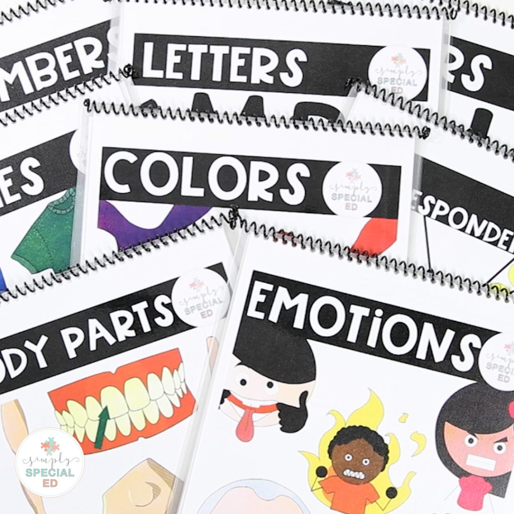 basic skills flip books for special education