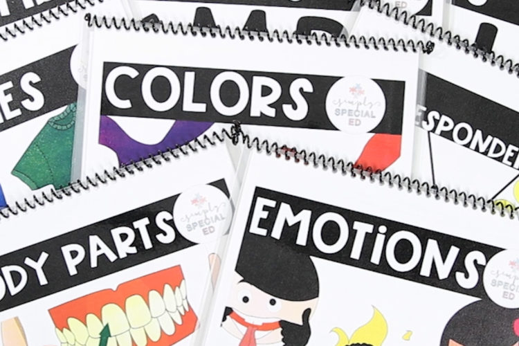 basic skills flip books for special education