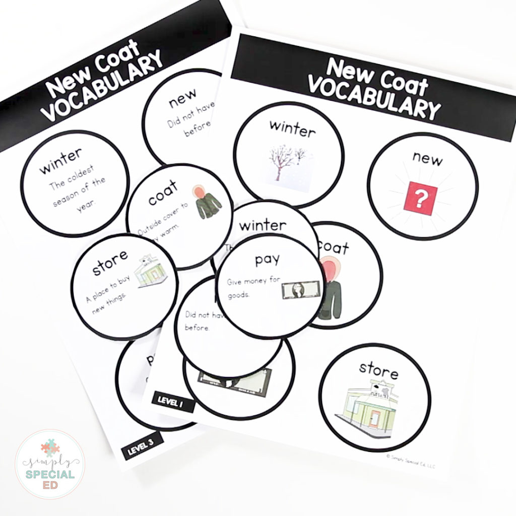 January Comprehension for special education students