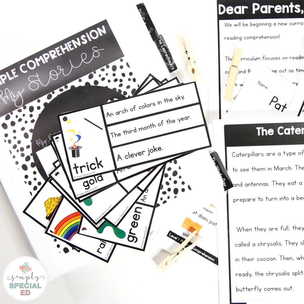 comprehension for special education students