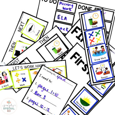 5 Must Have Visuals for Sped Teachers