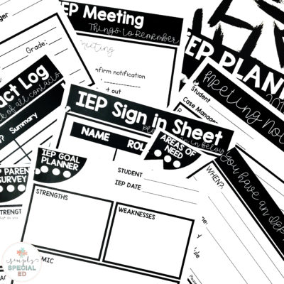 How to Plan for IEPs