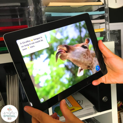 Interactive Science App for Special Education