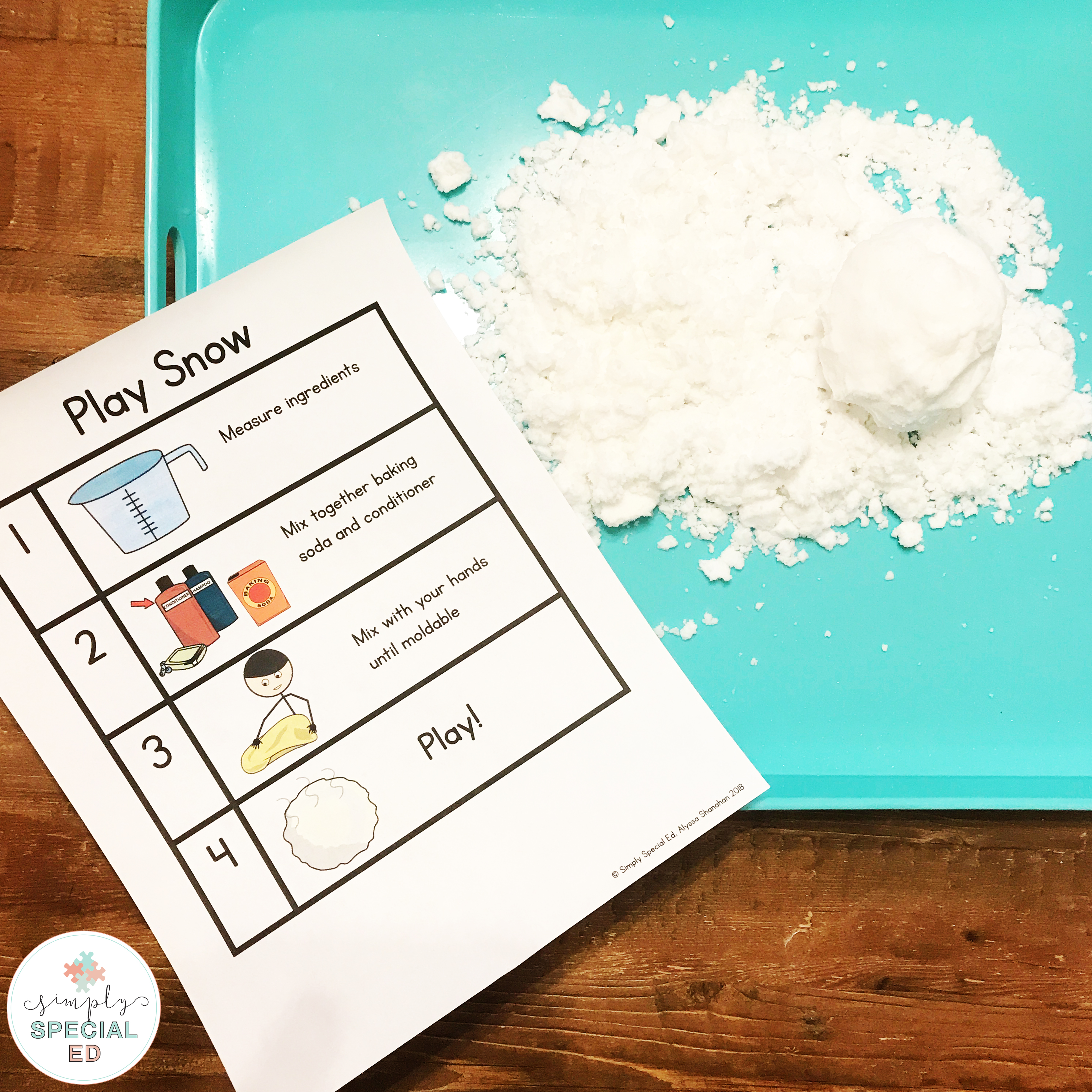 Sensory Visual Recipes - Simply Special Ed