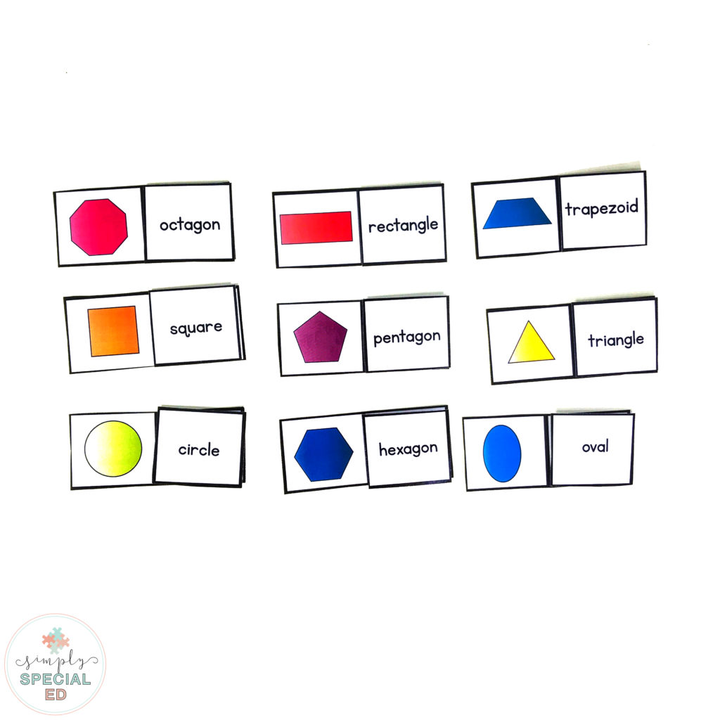 Teach shapes and build independence using these free differentiated shape task boxes in your special education classroom! 