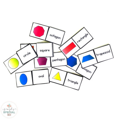 FREE Shape Task Boxes