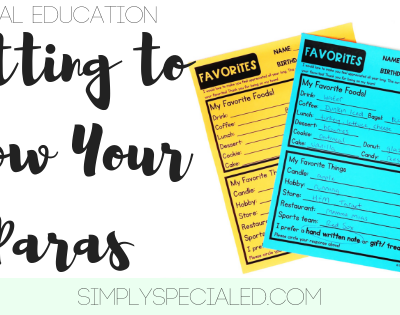 Getting to Know Your Paras