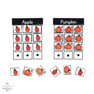 FREE Apple and Pumpkin Sort