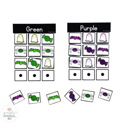Free October Purple/ Green Sort