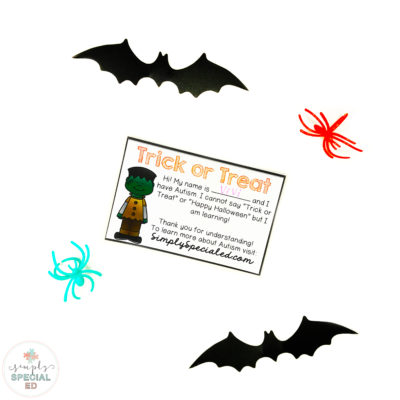 Trick or Treating Tips for Special Education