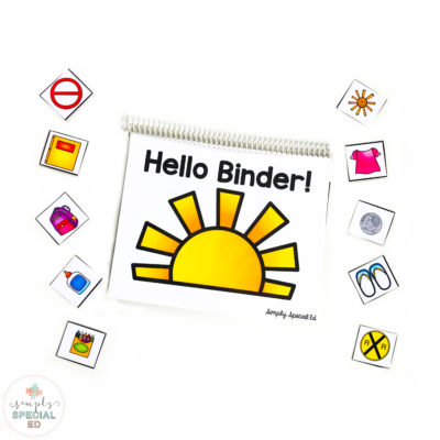 Morning Work with the Hello Binder!