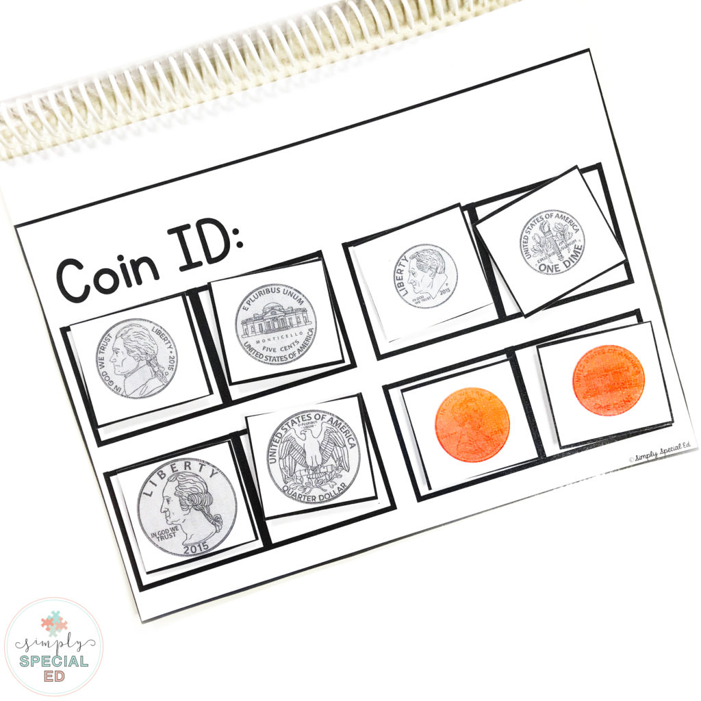 coin identification sheet of the hello binder