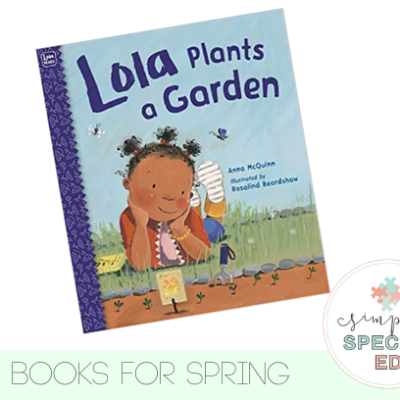 Spring Read Alouds in Special Ed