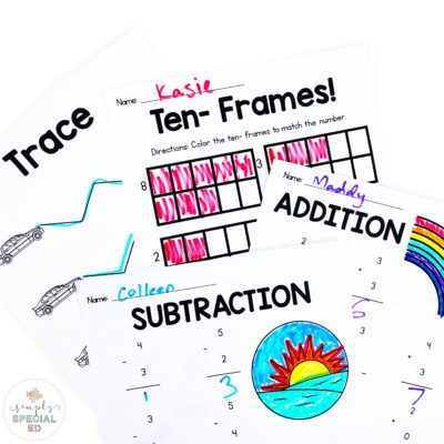 Special Education At Home Learning