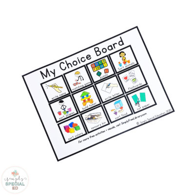 Home Choice Boards for School Closures