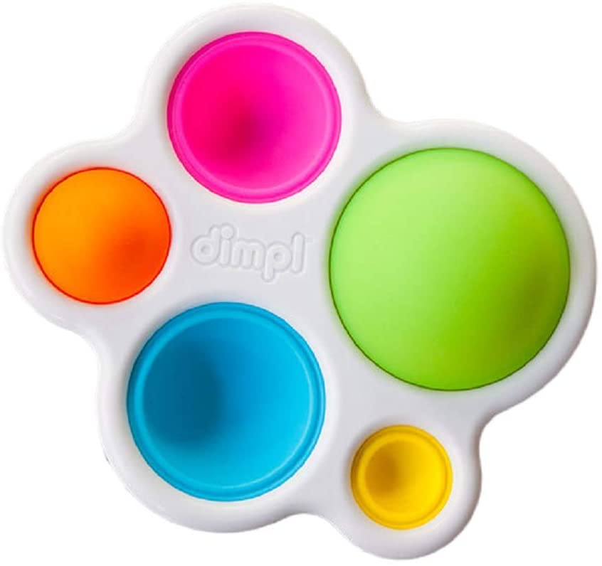 The Dimpl is a compact easy to clean toy that holds attention!