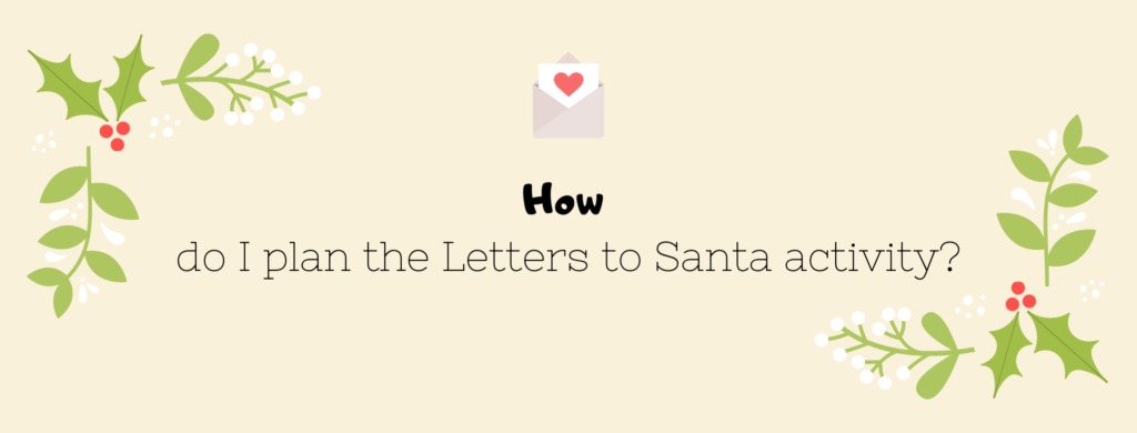 How do I plan the Letters to Santa activity?