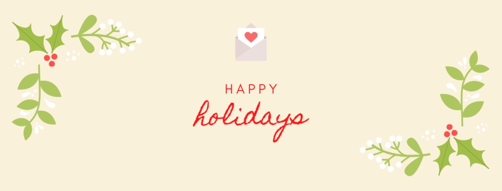Image with "Happy Holidays" text