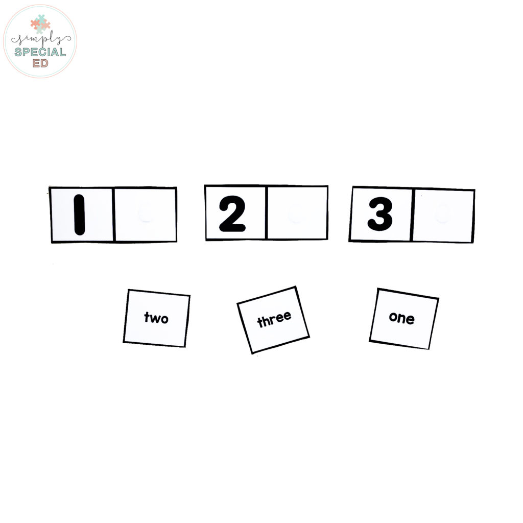 Math task boxes offer hands-on learning and reinforce number identification skills in your special ed classroom. Try these ones for free!