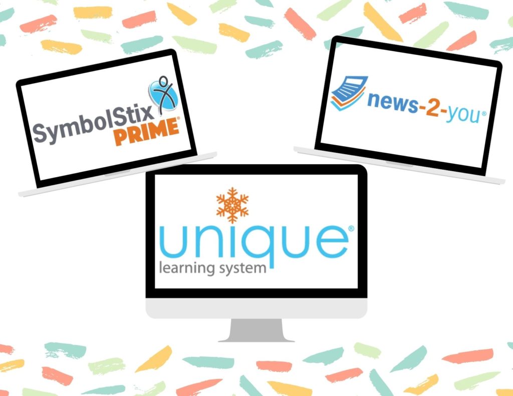There are three programs within Unique Learning System™, namely Unique Learning System™, News-2-You™, and SymbolStix PRIME™. 