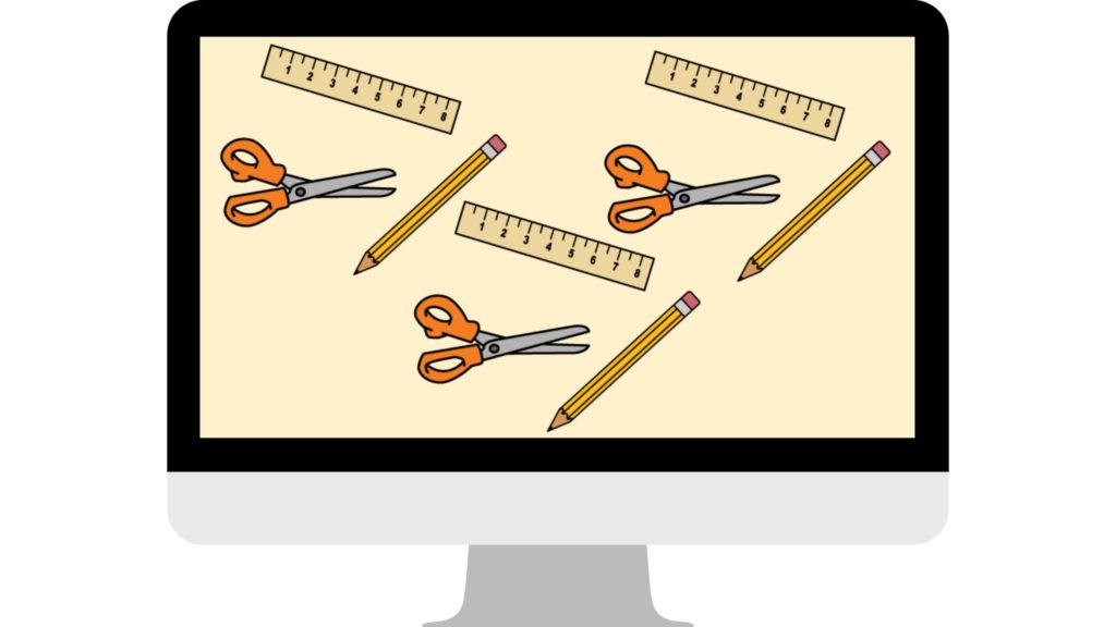 Image showing memory game for remote learning. 