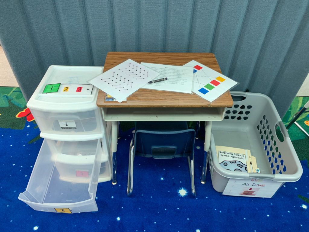 Drawer 2:  Writing or Tracing examples