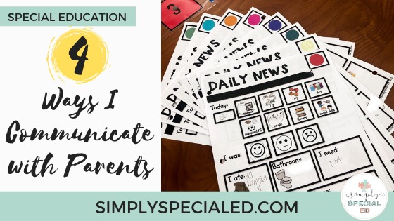 4 ways I communicate with parents