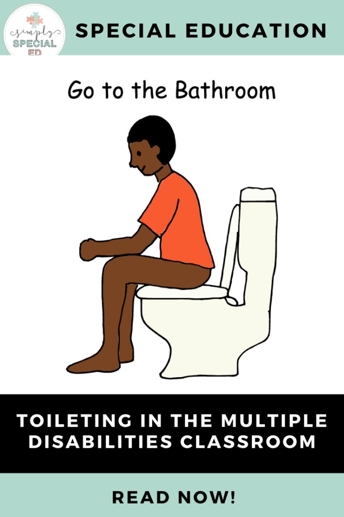 image showing a picture symbol for going to the batheoom
