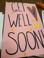 Picture of a get wells soon card