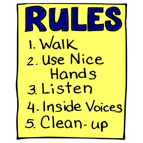 Picture of a set of rules