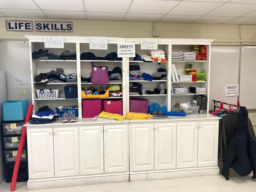 Our students keep this area neat and organized.