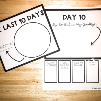 The End of the Year in Elementary Special Ed