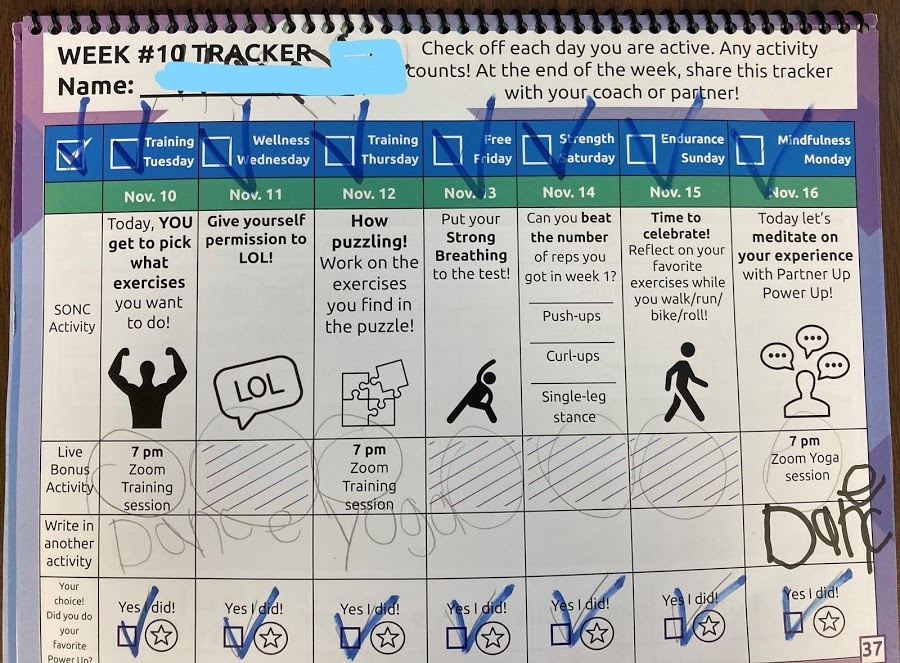 Special Olympics plays a huge role in our morning routine. We make sure to work out everyday and document it.