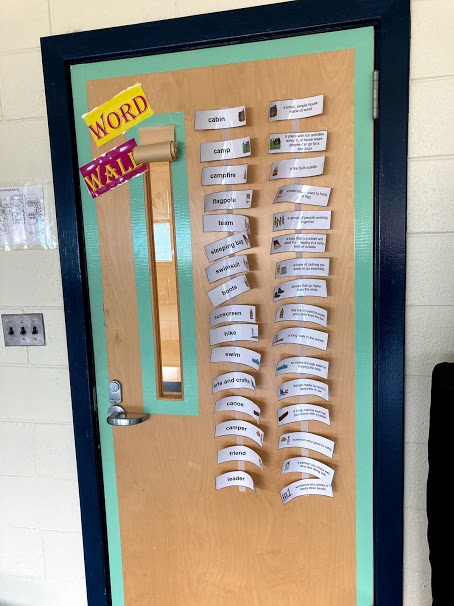 A Word Wall is a fun and easy task for all students to do.