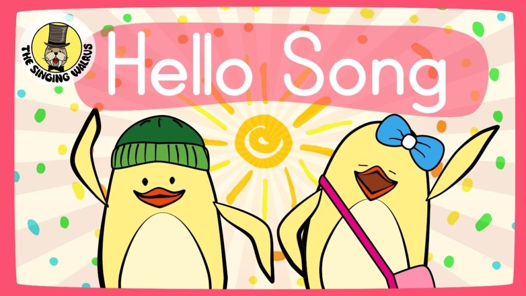 This is the Hello Song by The Singing Walrus.