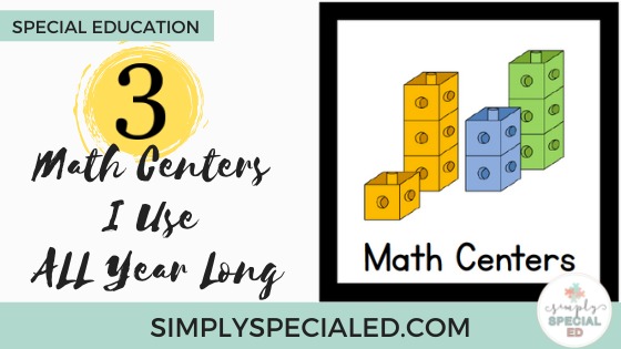 3 math centers I use all year long