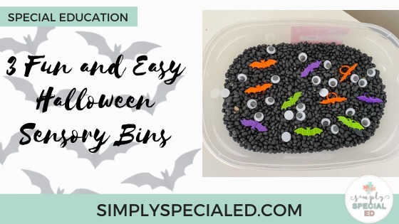 e on the left with a black bean and multi colored bats on the right 