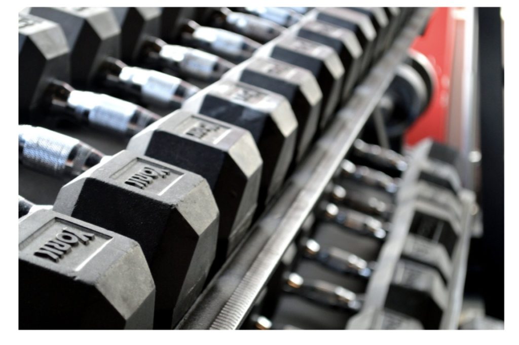 rack of weights