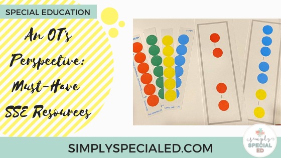 Header image with title on the left and fine motor dot activity on the right 